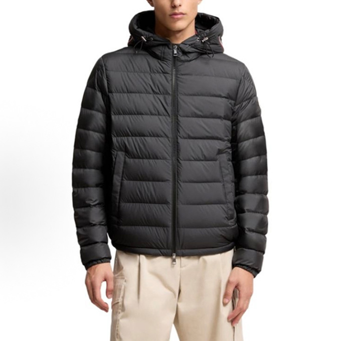 moncler vermeille lightweight hooded down puffer jacket